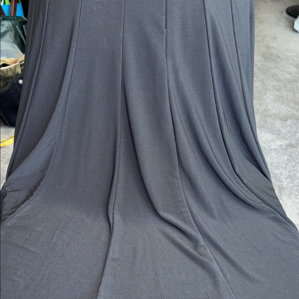 Jessica Howard Perfect Black Dress with Neckline with Pearls & Sequins Size 10 - Picture 14 of 14